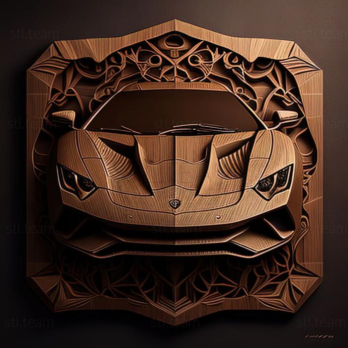 3D модель Lamborghini Huracn (STL)
